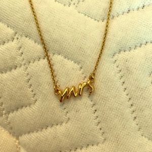 Kate Spade “mrs” necklace